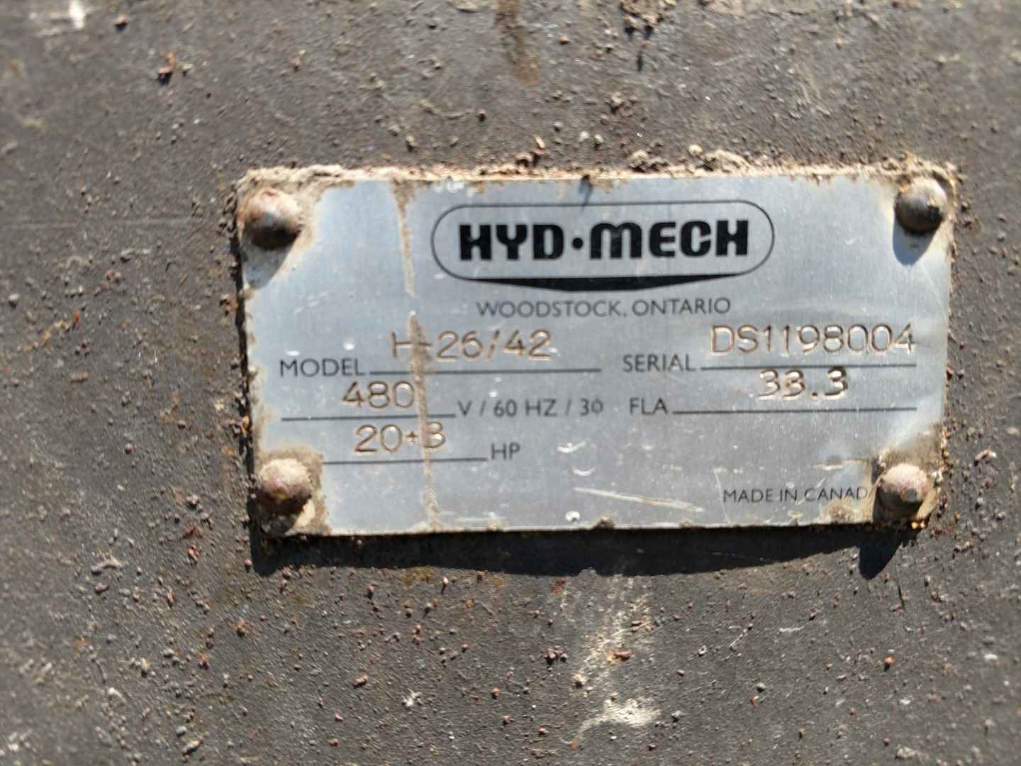 Hyd Mech H-26-42 Horizontal Band Saw
