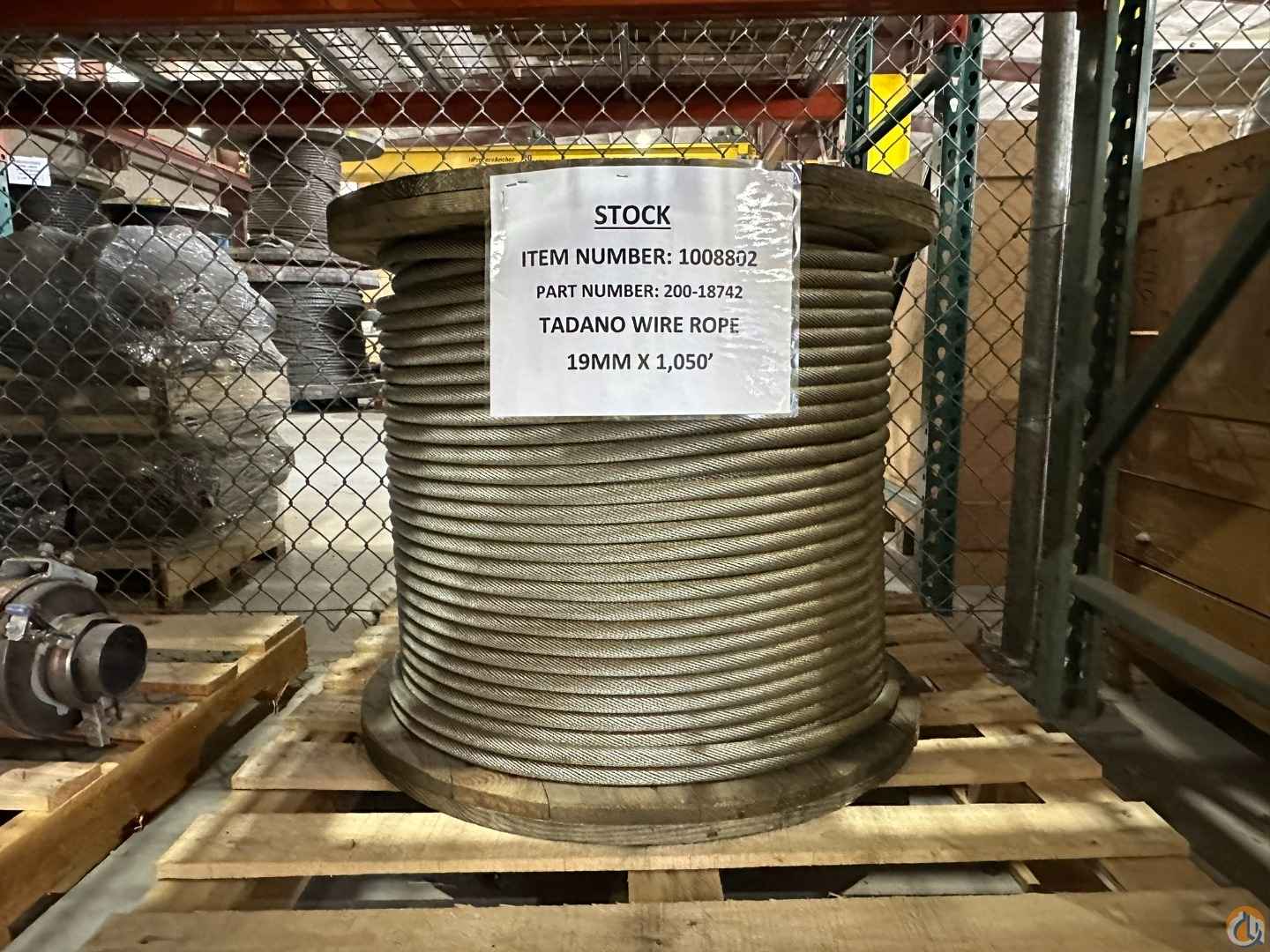 Wire Rope - 19mm x 1050'