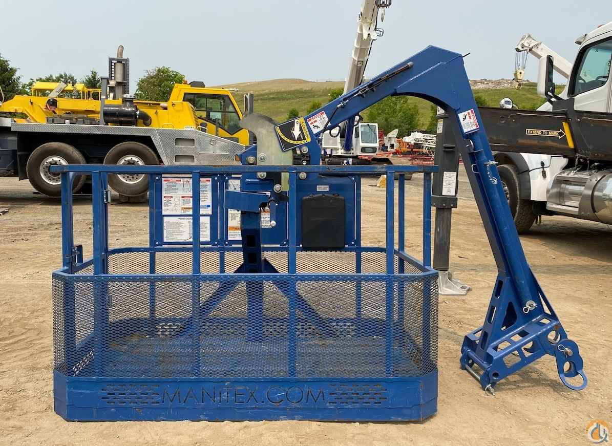 2-Man Quick Attach Rotating Steel Man Basket | Manitex Man Basket