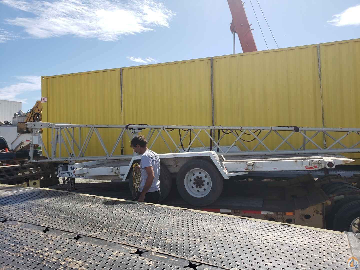 Link-Belt 33' Stowable One Piece Lattice Type Jib: CranesList ID: 705,