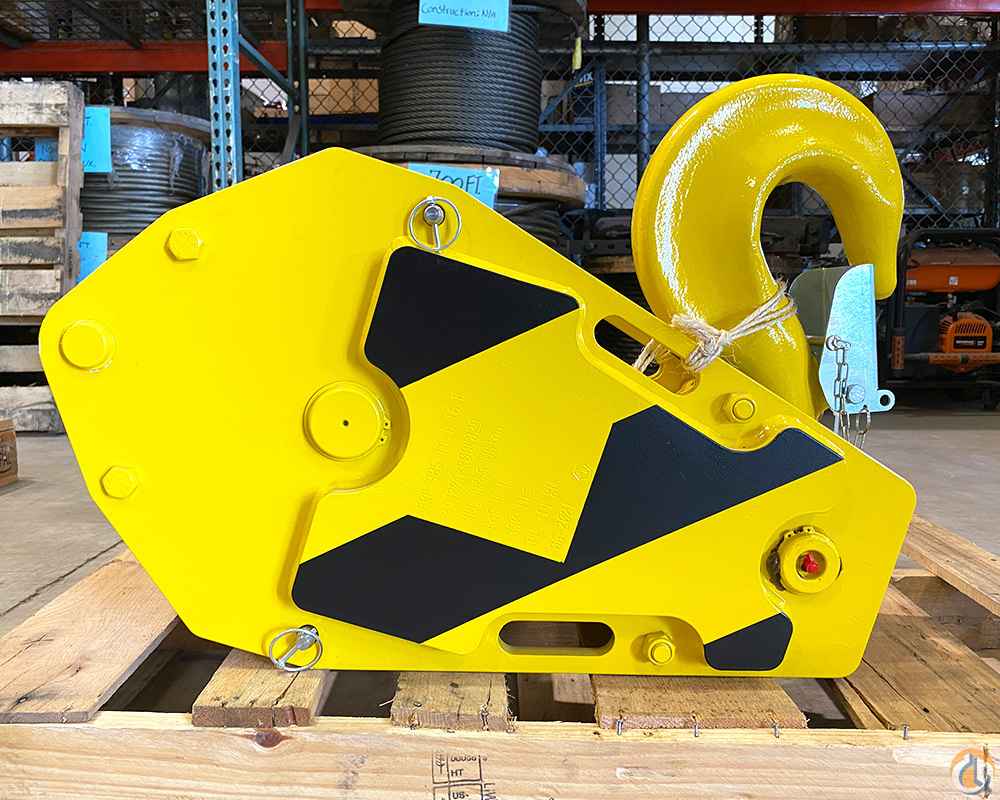 18 TON • 1 SHEAVE • 5/8" (16MM) WR • 350 LBS • NEW! ROPEBLOCK HOOK BLOCK