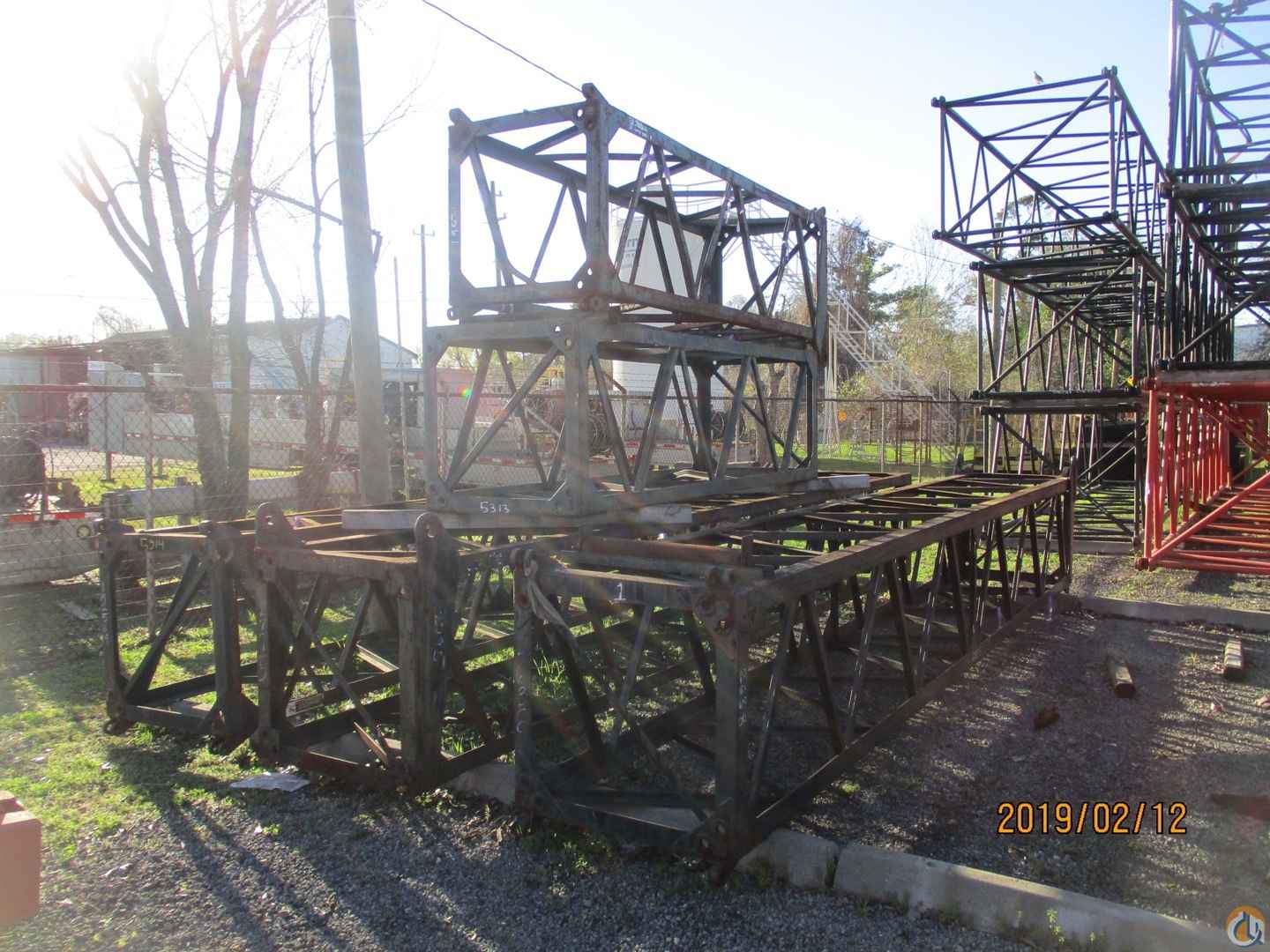 Link-Belt LS98 - Two - 10' x 34" X 34" X 3" Angle Boom Inserts Fits: LS98; CranesList ID: 287