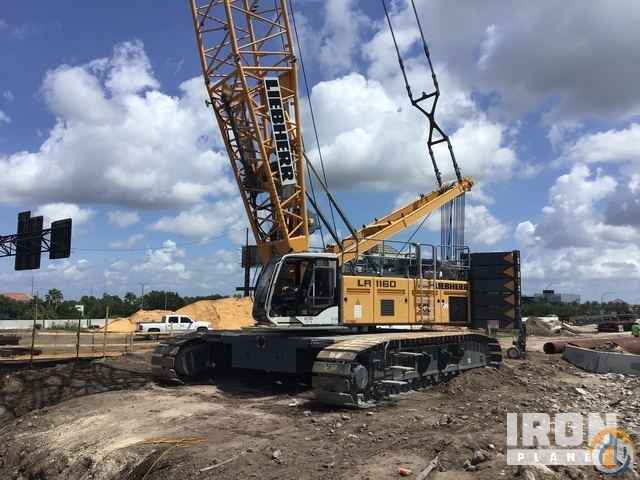 2015 (unverified) Liebherr LR1160 Lattice-Boom Crawler Crane