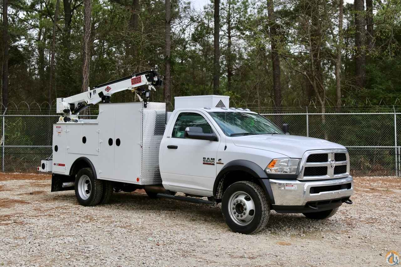 New IMT Dominator I mechanics truck with 2020 telescopic crane mounted to 2018 Ram 5500 chassis