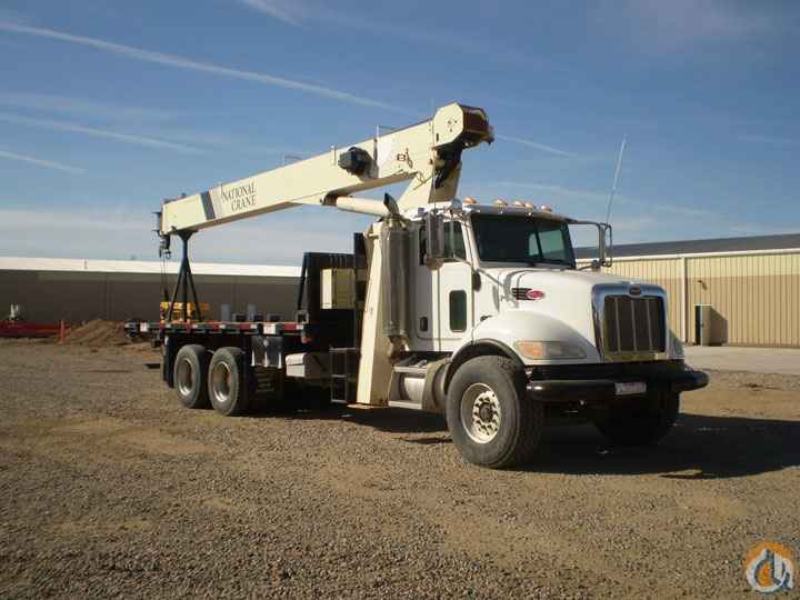 Used National 8100D boom truck mounted to 2007 Peterbilt 335 chassis
