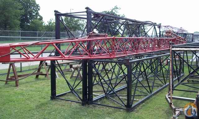 Linbelt 108 Crane 20' &amp; 40' Inserts and jibs