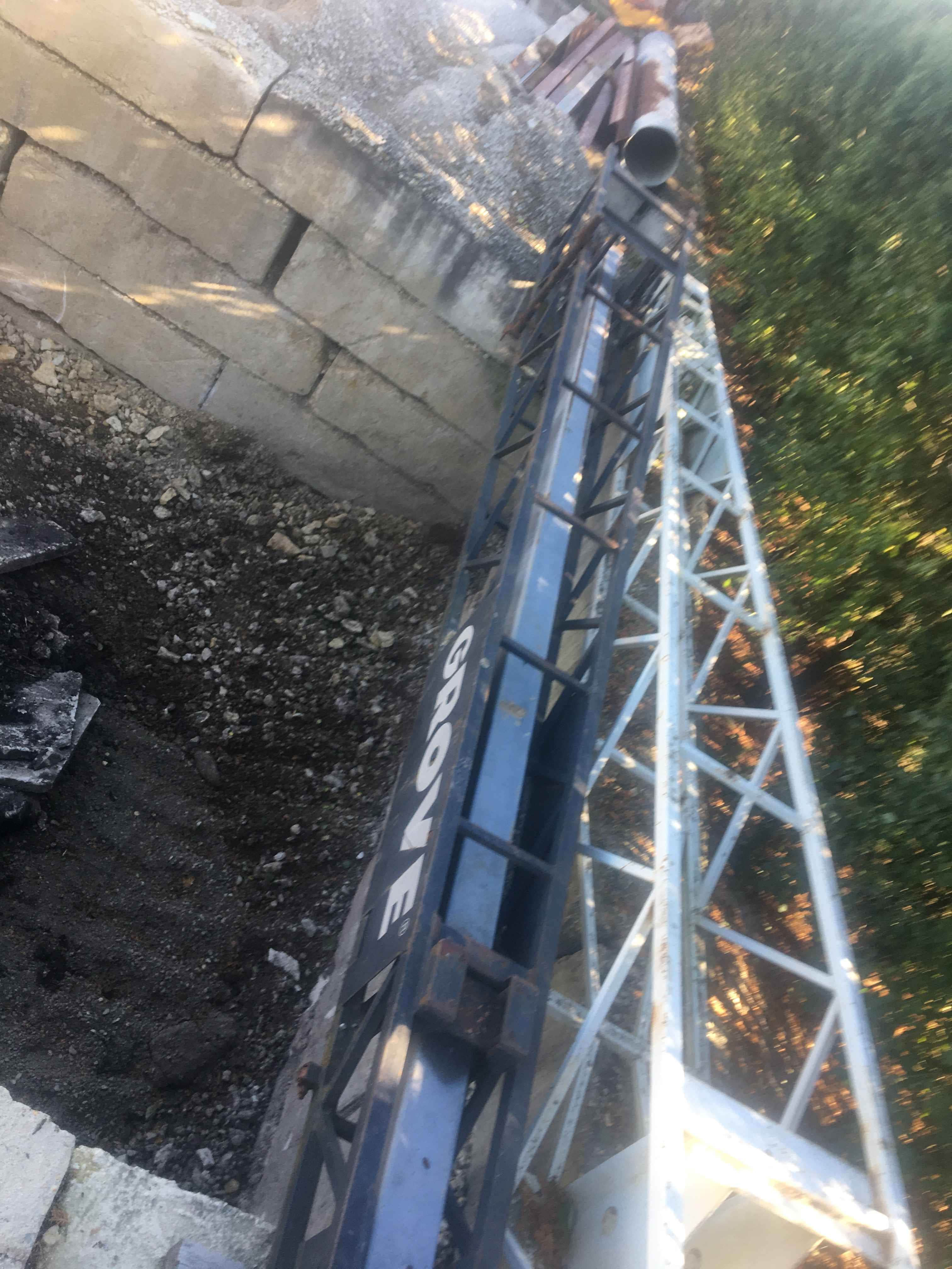 Grove TMS250A, 26’- 46' Lattice Boom Extension (Jib); CranesList ID: 1046,