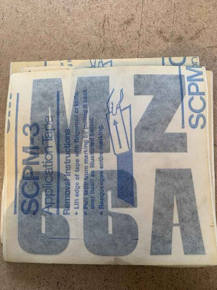 7376001312 - DECAL-MZ66A