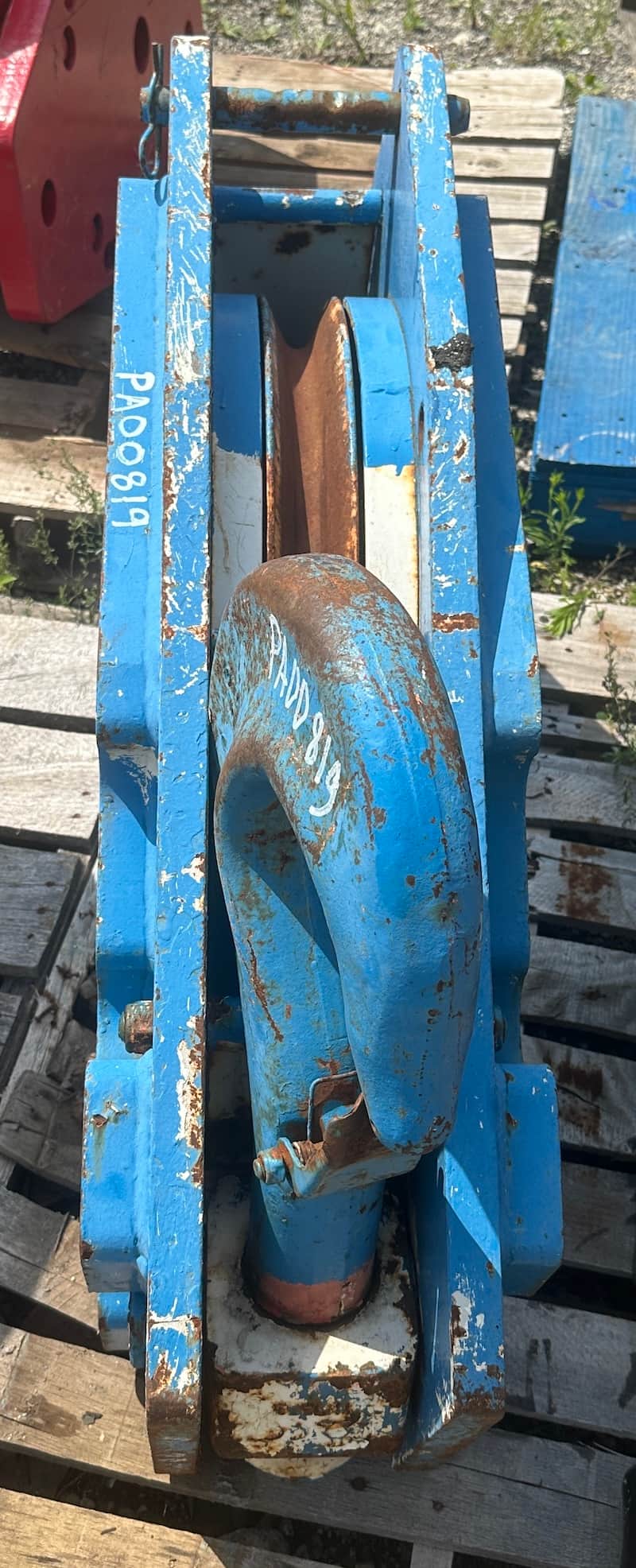 32 Ton Quick Reeving Hook Block – 1 Sheave, 21mm Wire Rope