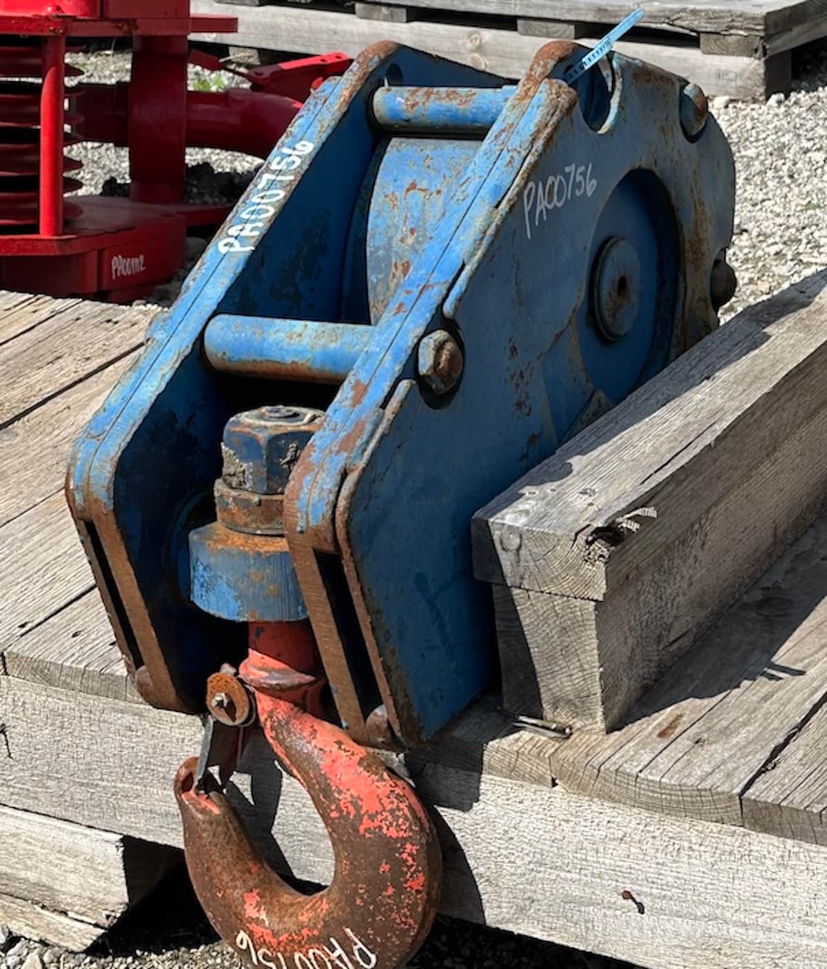 20 Ton Hook Block – 3 Sheave, 5/8" Wire Rope
