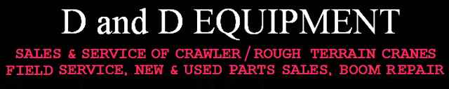 D and D EQUIPMENT logo