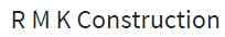 RMK Construction logo