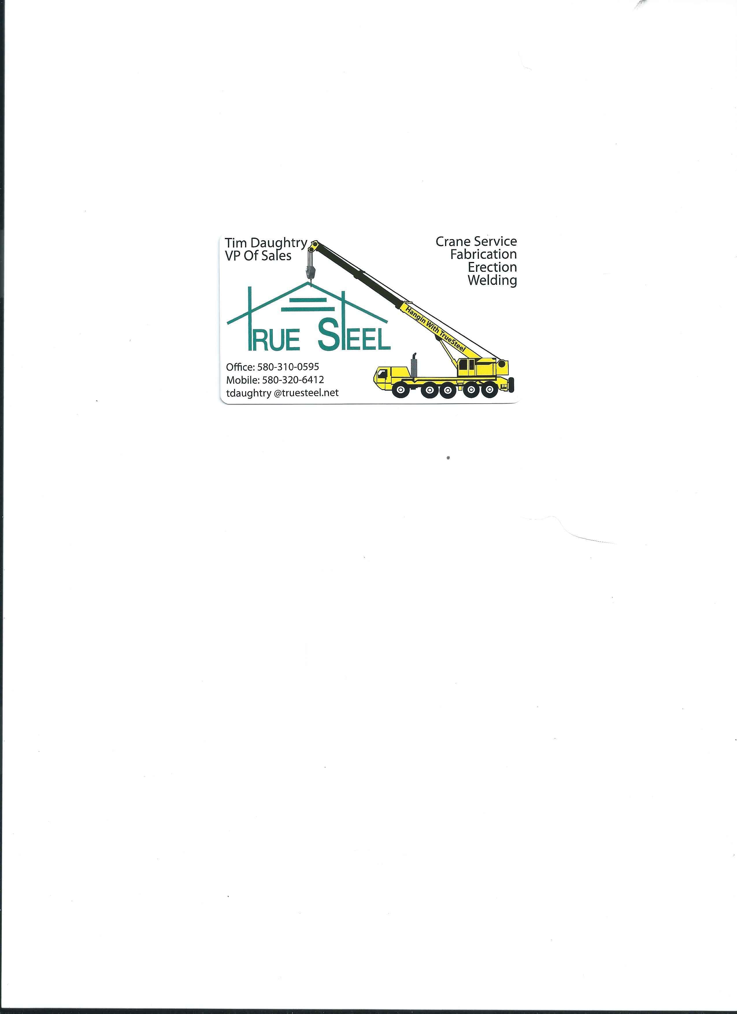 TrueSteel Crane & Rigging logo