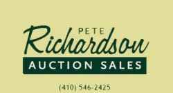 PETE RICHARDSON AUCTION SALES logo