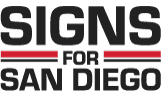 Signs for San Diego logo