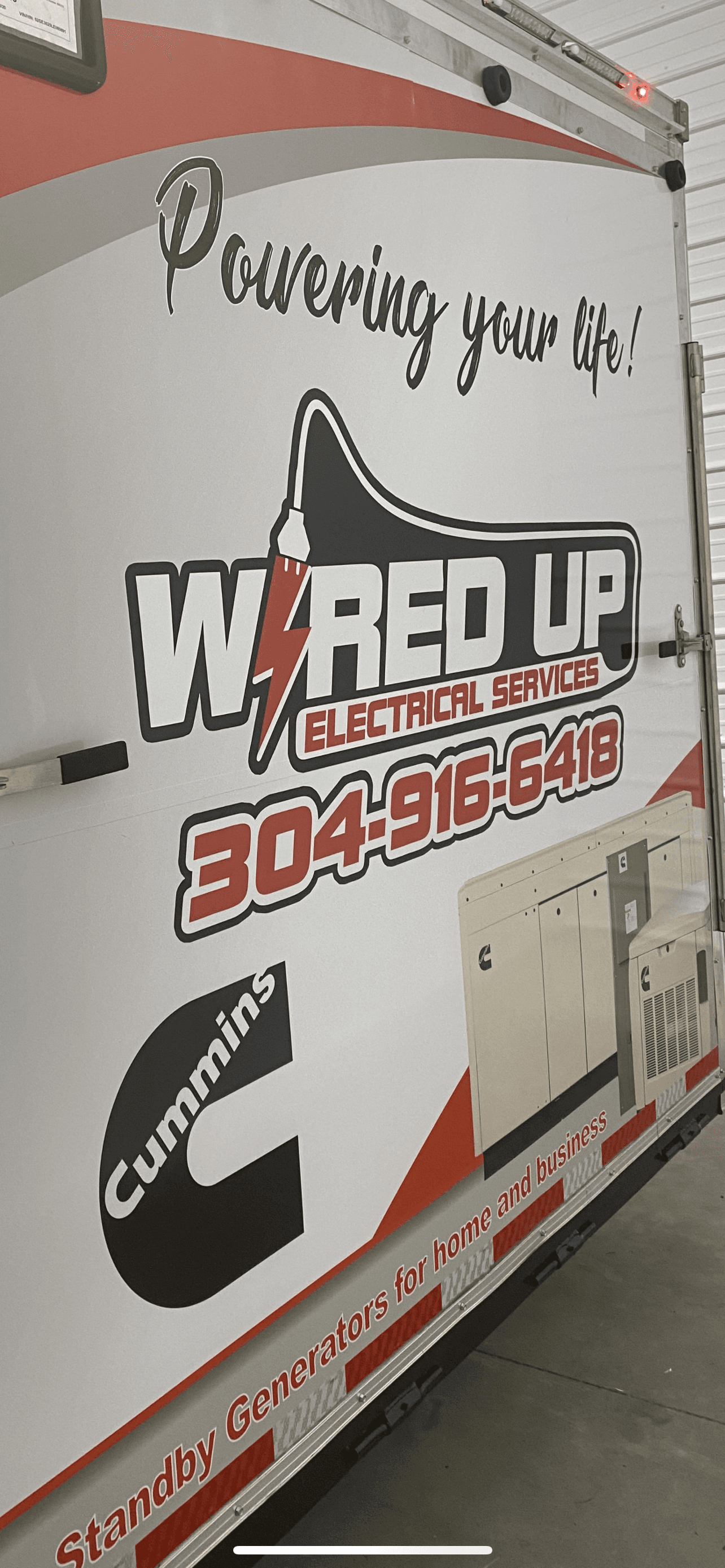 Wired Up Electric. Stand By Generators logo