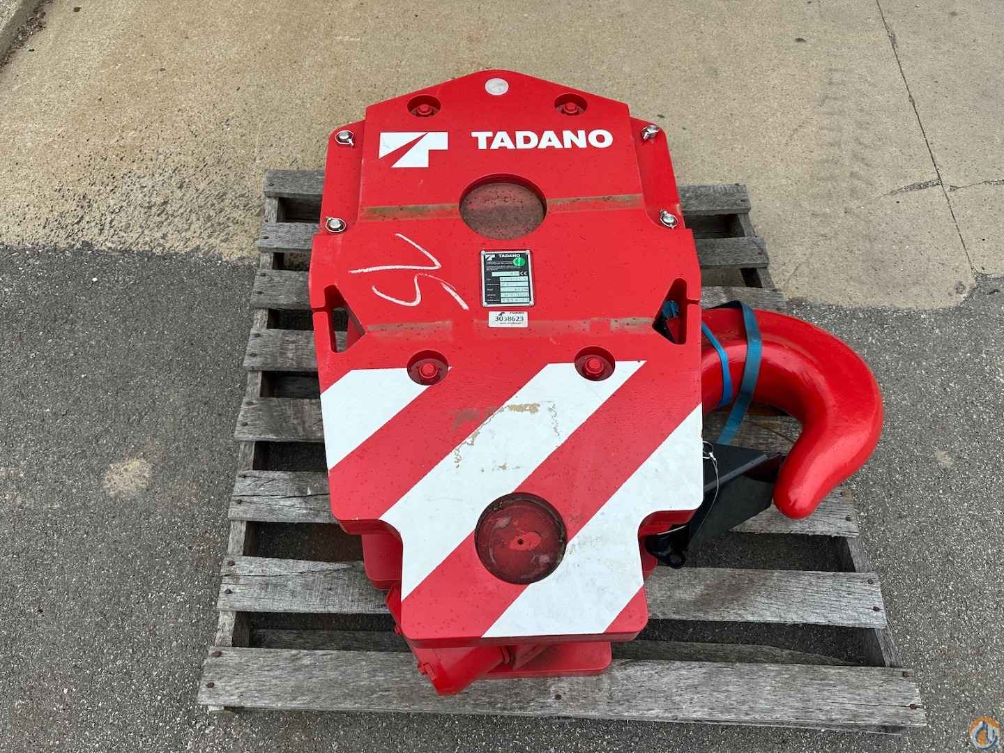 3-sheave, 80 ton, 21mm hook block, NEW