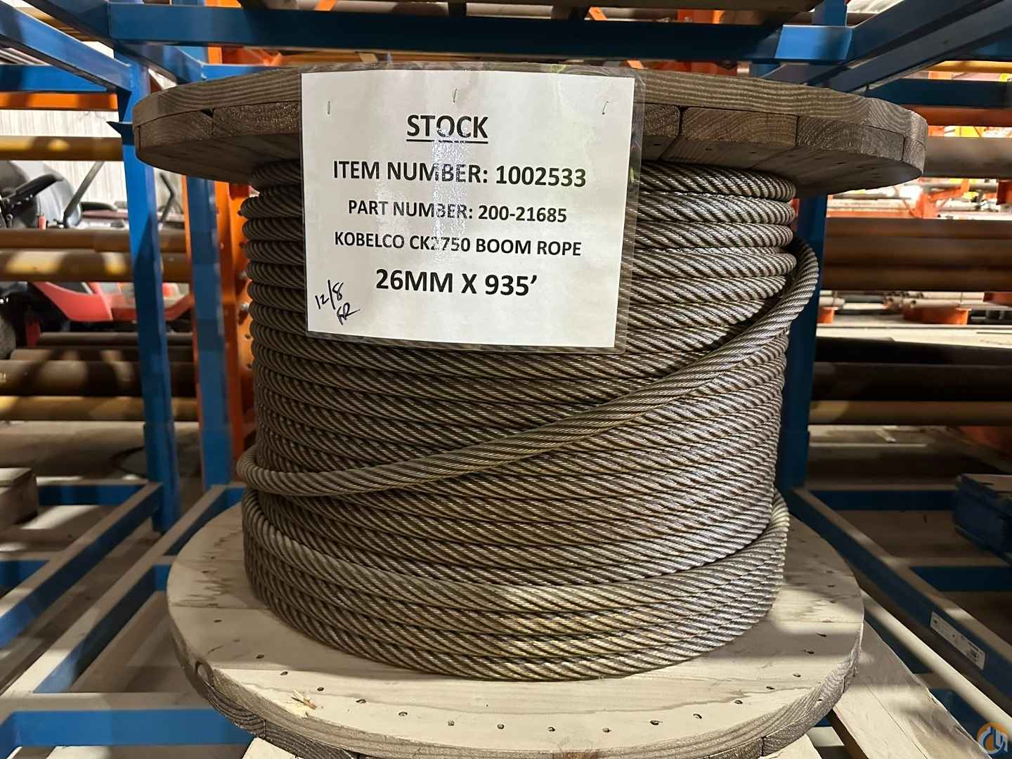 Wire Rope - 26mm x 935'