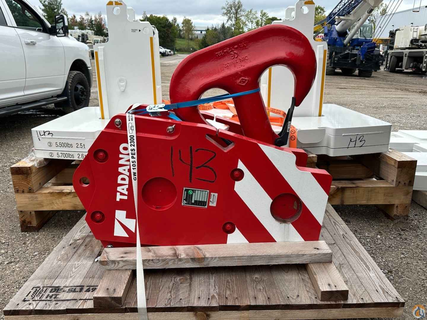 125 Ton, 5 Sheave, Tadano Block | NEW Hook Block