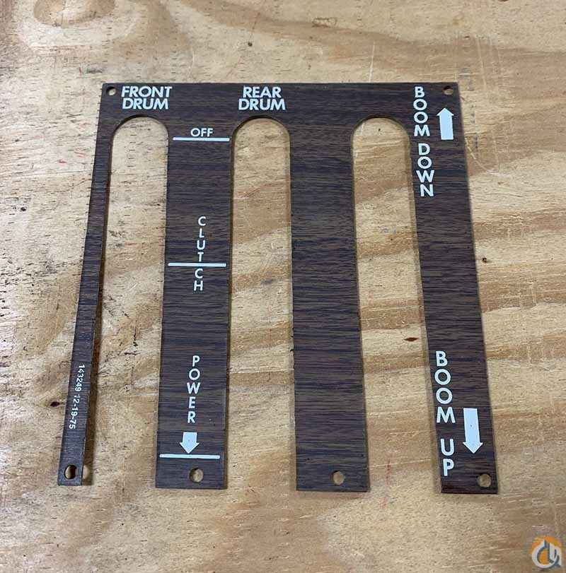 Manitowoc 4100w Nameplate