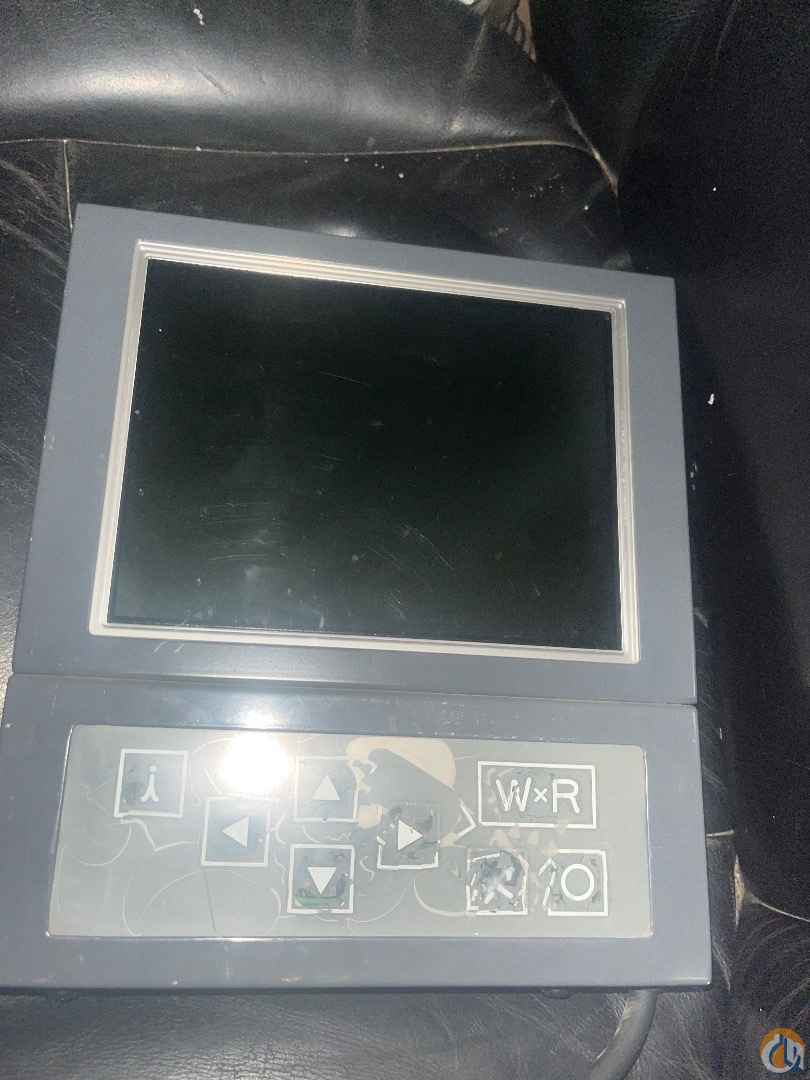 Terex lattice boom crawler crane control monitor display screen