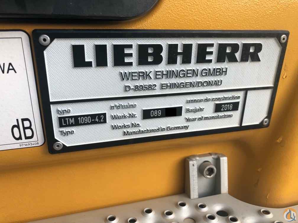 2018 Liebherr LTM 1090-4.2
