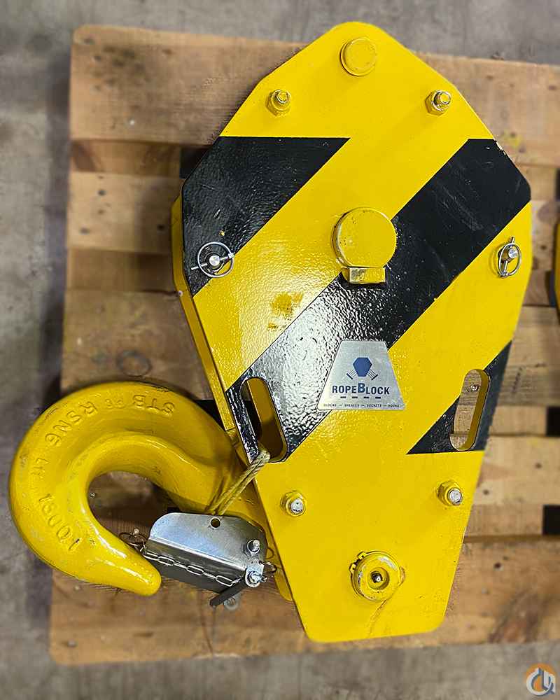 18 TON • SINGLE SHEAVE • 5/8" WIRE ROPE • NEW! ROPEBLOCK