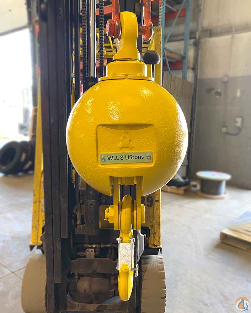 8 TON • TOP SWIVEL • 176 LBS. • NEW! ROPEBLOCK HEADACHE BALL