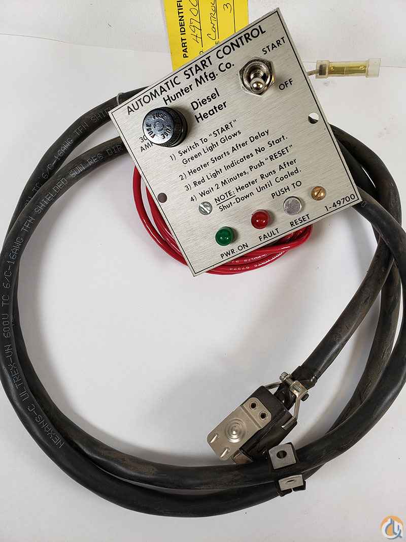 Hunter Heater Auto Control Panel