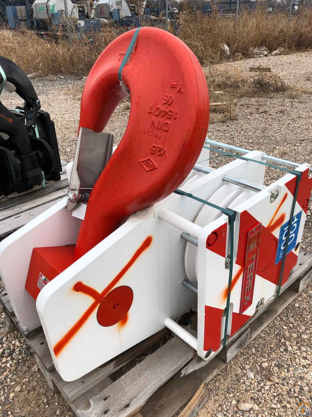 130 Ton 7 Sheave 3/4" wire rope Hook Block