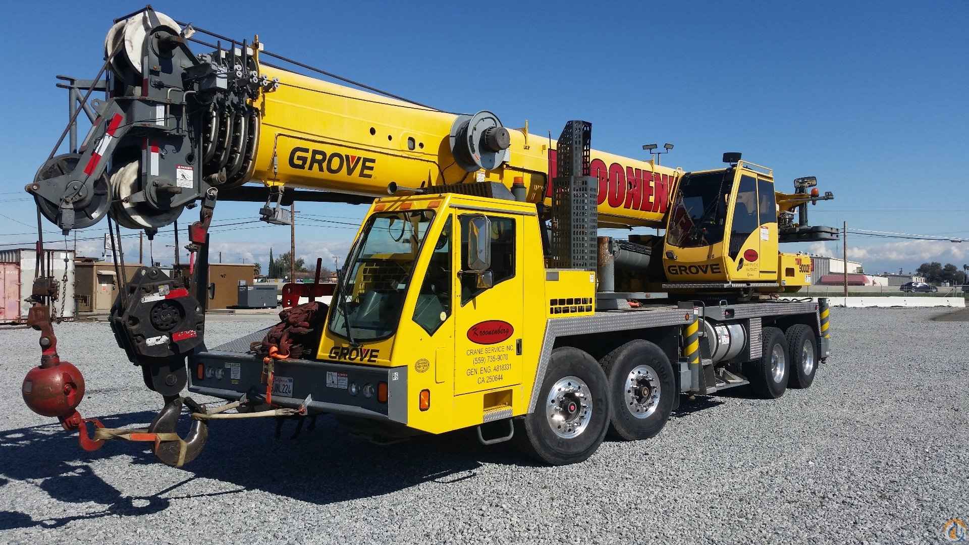 2009 GROVE TMS 9000E One Owner/California Crane/Rust Free