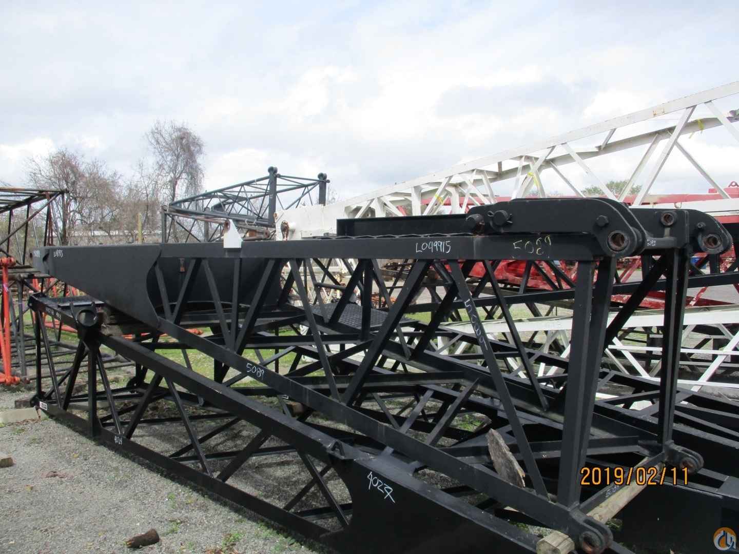 Link-Belt 20' x 48" x 48" x 4" Angle Boom Base - Fits: LS138H / LS138H2 / LS208H / LS208H2; CranesList ID: 303,