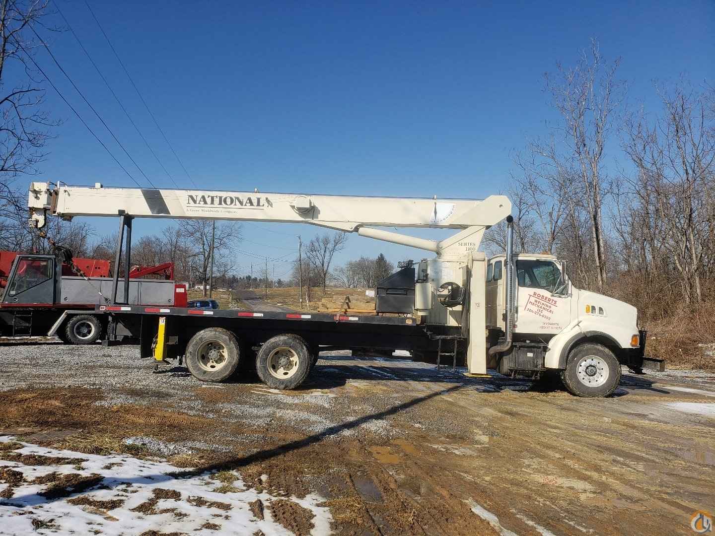 2002 National 11105 Series Crane Mounted on a 2001 Sterling
