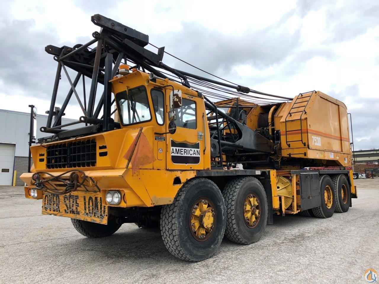 American 7530 Lattice Truck Crane
