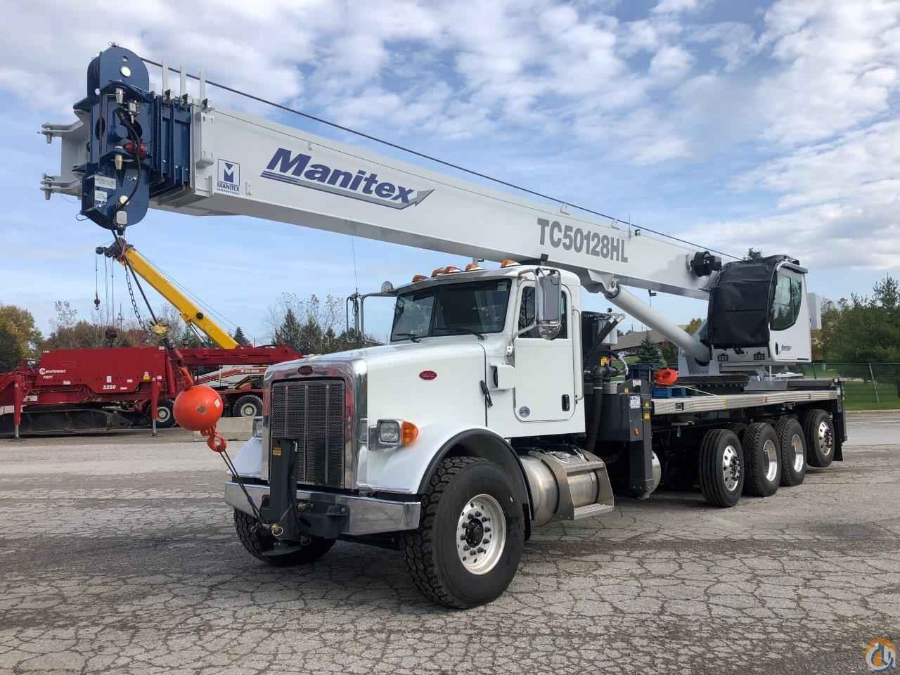 NEW Manitex TC50128SHL 50 ton Swing cab on 2019 Peterbilt 365