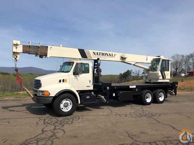 2001 Sterling LT9500 with National 13105 Rear Mount 30 Ton Crane