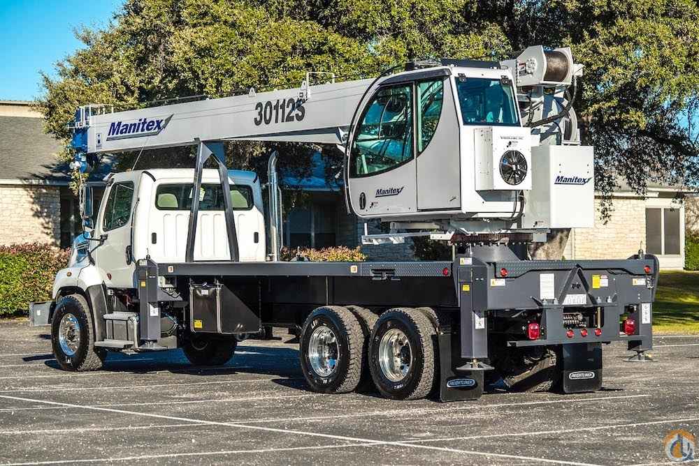 New Manitex 3011 2S boom truck crane mounted to 2019 Kenworth T370 chassis