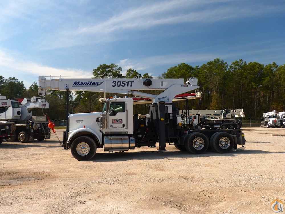 New Manitex 3051 T boom truck crane mounted to 2019 Kenworth T880 chassis