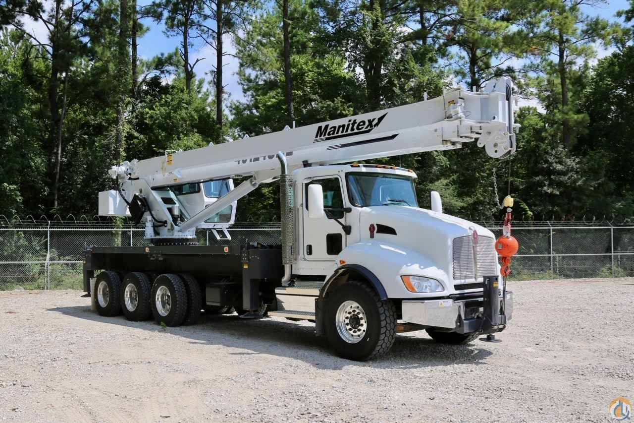 New 2018 Manitex 40124 SHL boom truck mounted to 2019 Kenworth T440 chassis