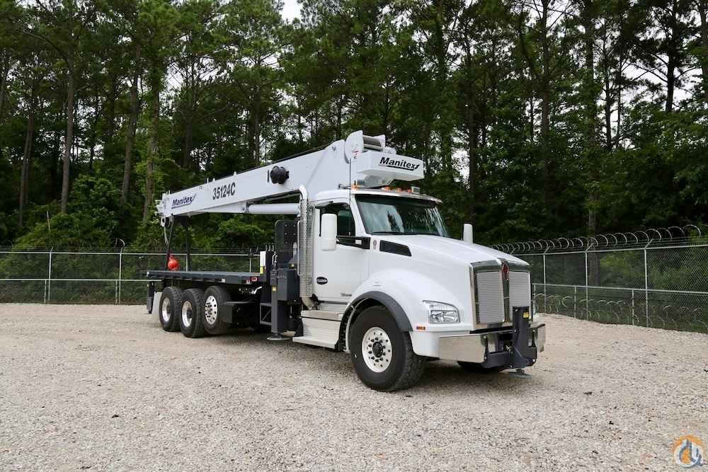 New 2019 Manitex 35124 C boom truck crane mounted to Kenworth T880 chassis