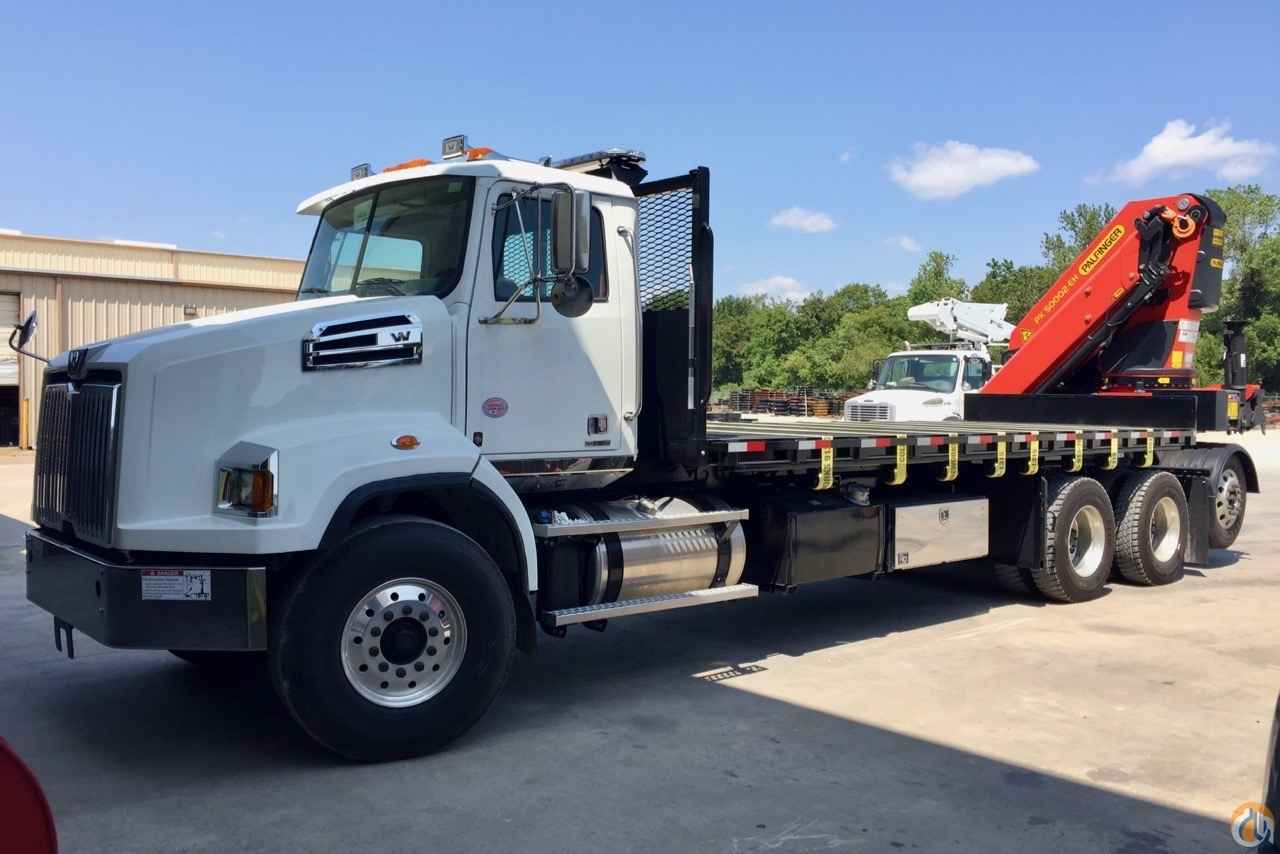 New Palfinger PK 50002-EH High Performance hydraulic loader mounted on 2018 Western Star 4700SB chassis