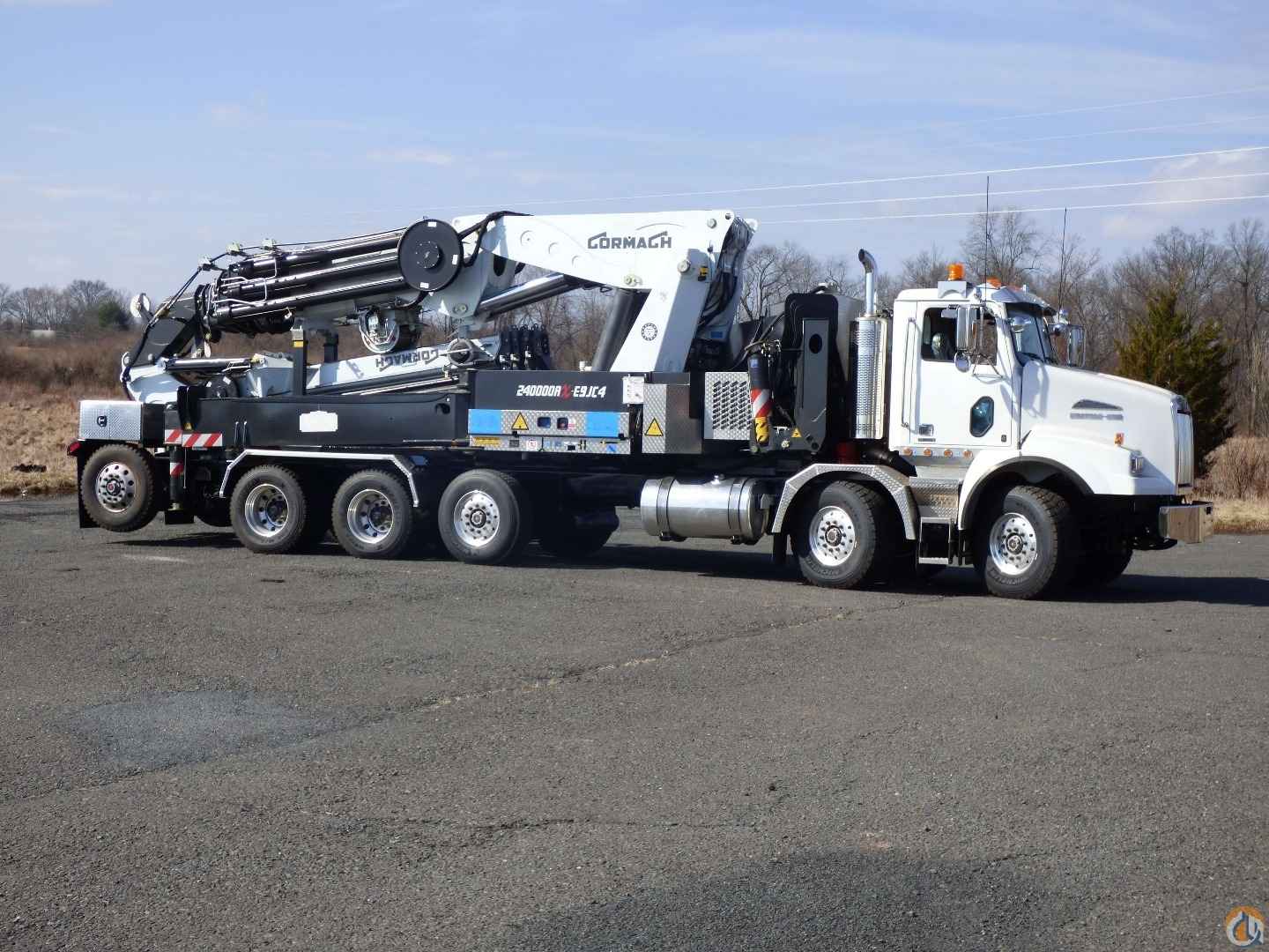 New Cormach 240000AX E9 JC4RCT1 A.S.C. Plus knuckle boom mounted to 2017 Western Star 4800TS