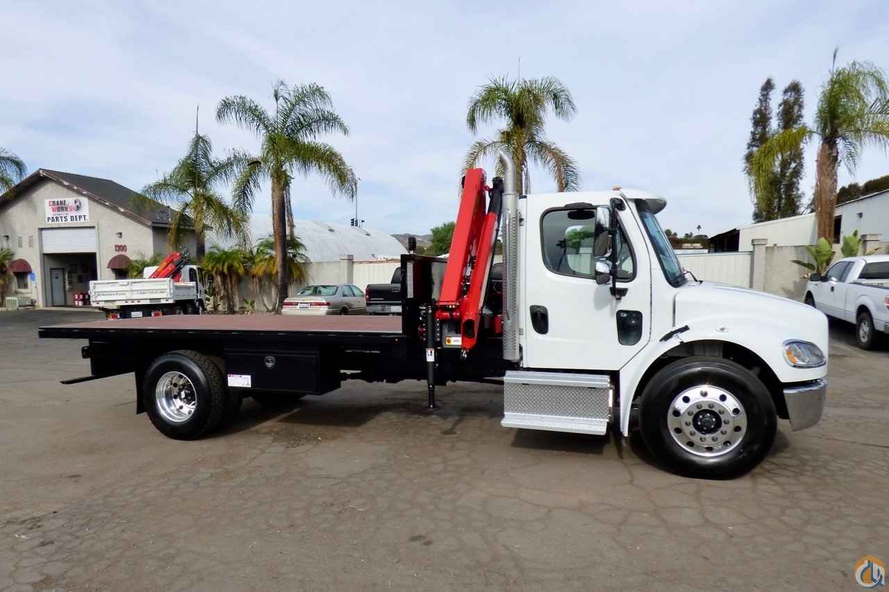 New Palfinger PK 7.001 SLD 3 knuckle boom mounted to 2018 Freightliner M2-106 chassis