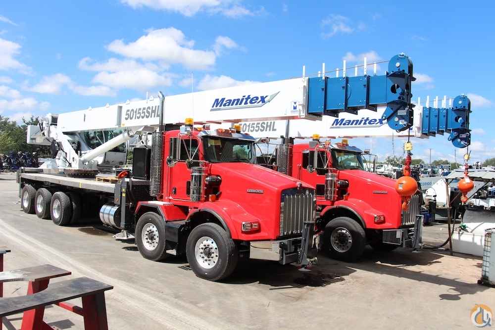 New Manitex TC50155SHL mounted to 2019 Kenworth T880 chassis