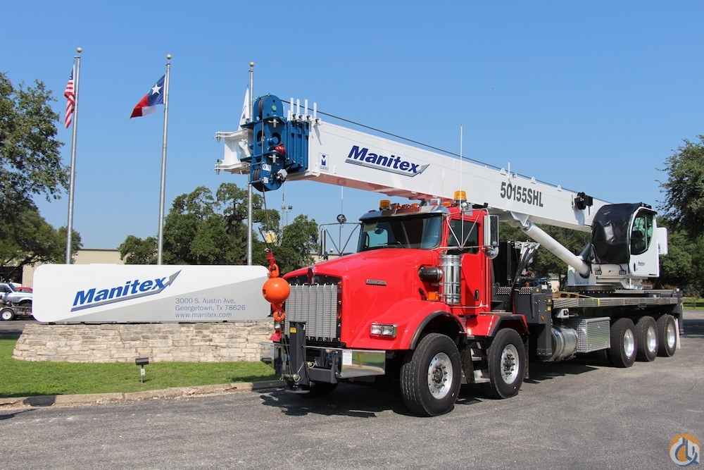 New Manitex TC50155SHL mounted to 2019 Kenworth T880 chassis