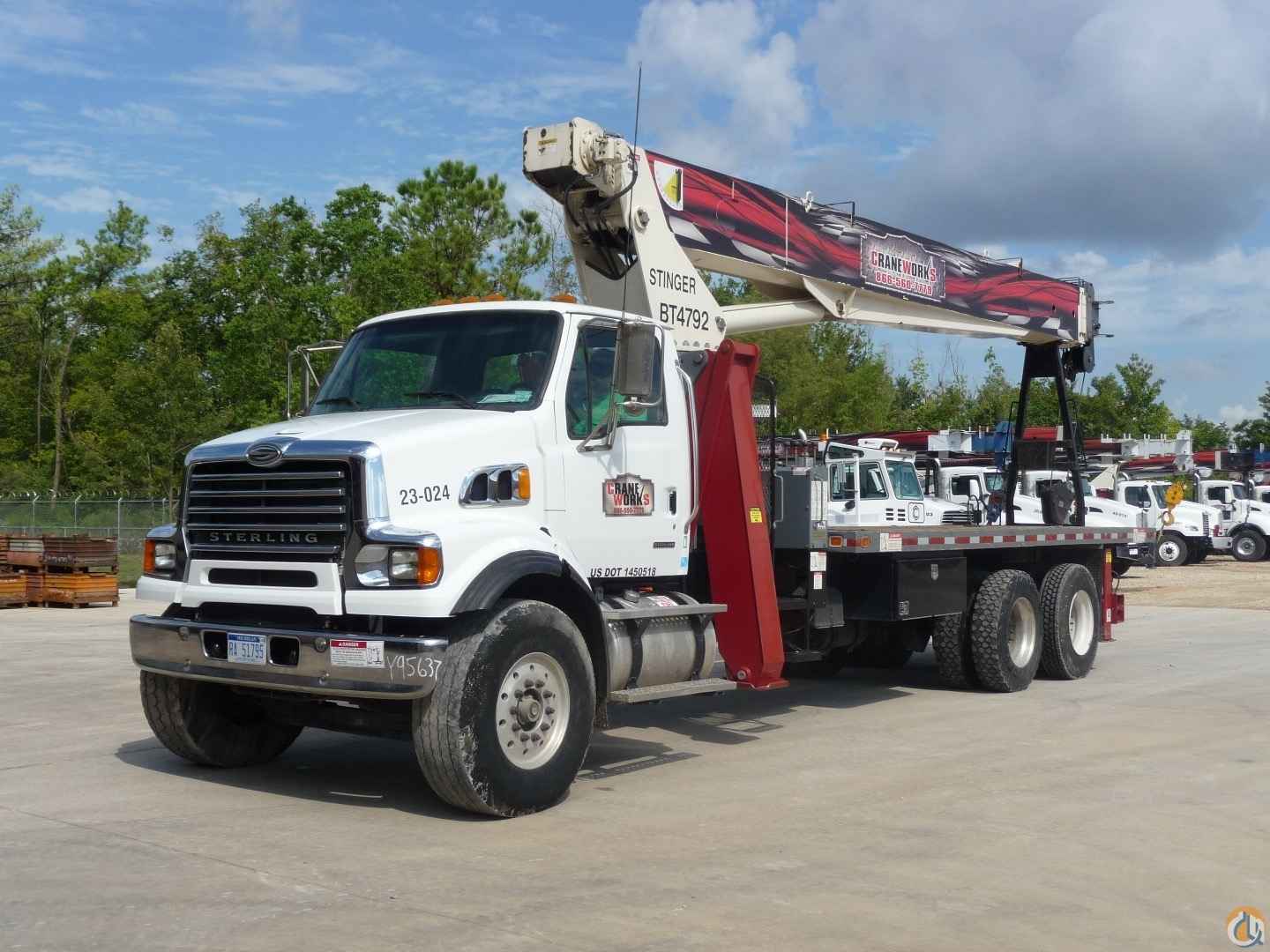 Terex BT 4792 mounted to 2008 Sterling LT7501 chassis
