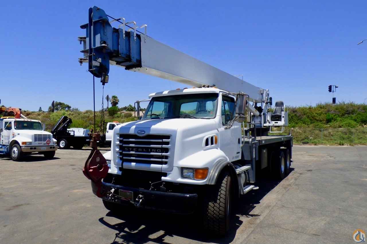 Used Manitex 28102S mounted to 2006 Sterling LT7500 chassis