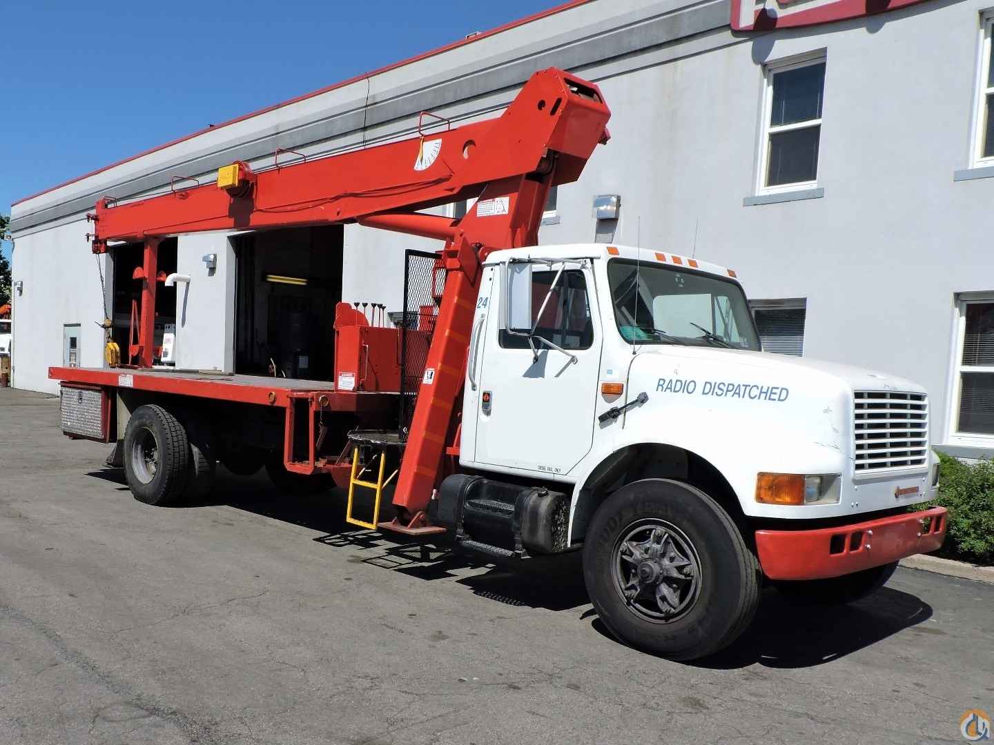 National Crane 566B, jib, 1991 International 4900