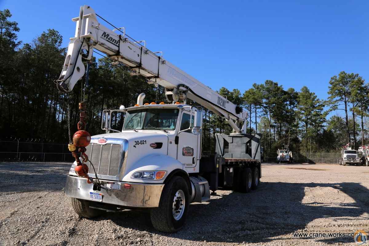 MANITEX 102WL BOOM TRUCK MOUNTED ON 2009 PETERBILT 340 CHASSIS