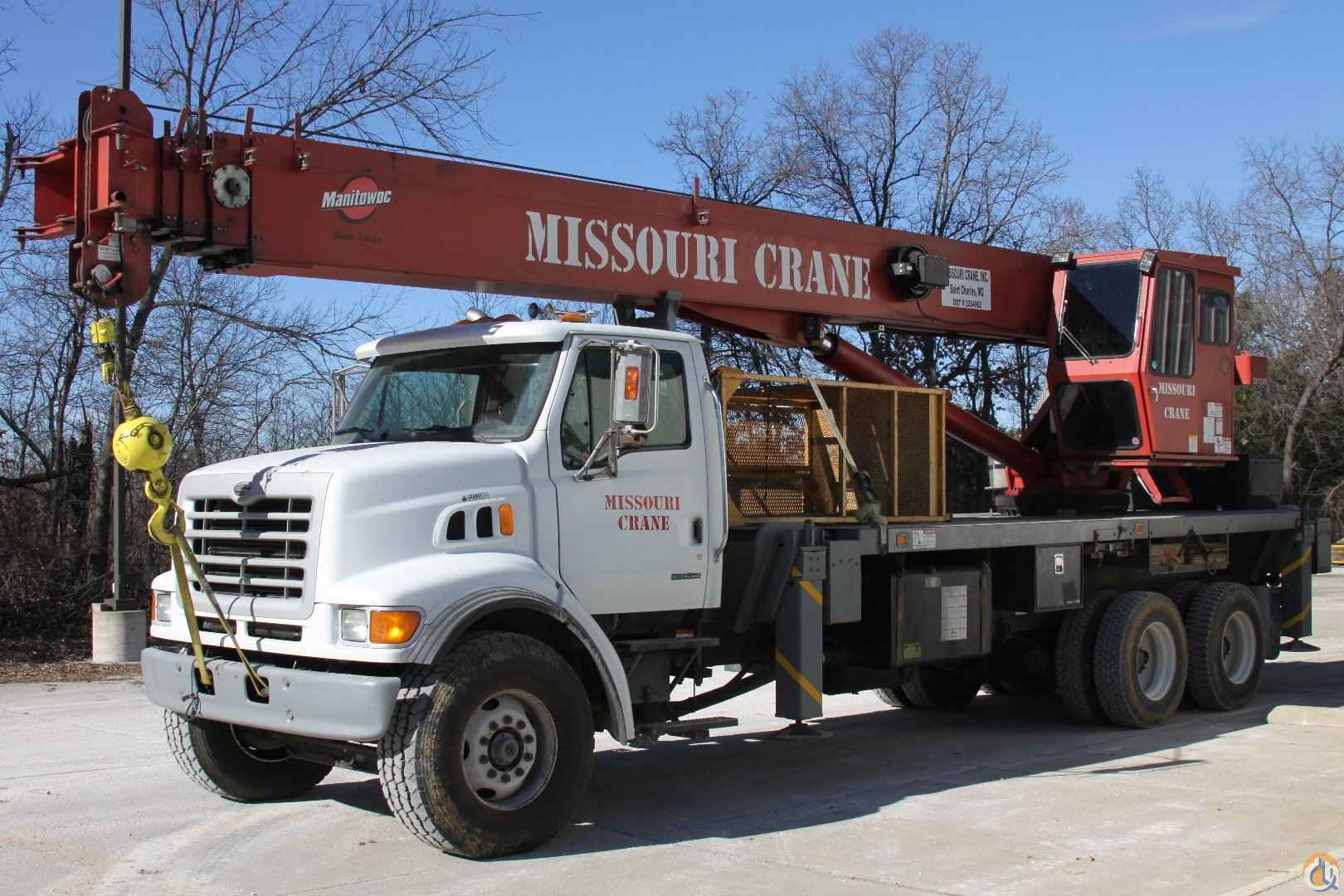 2003 Manitex 38 Ton Boom Truck Crane